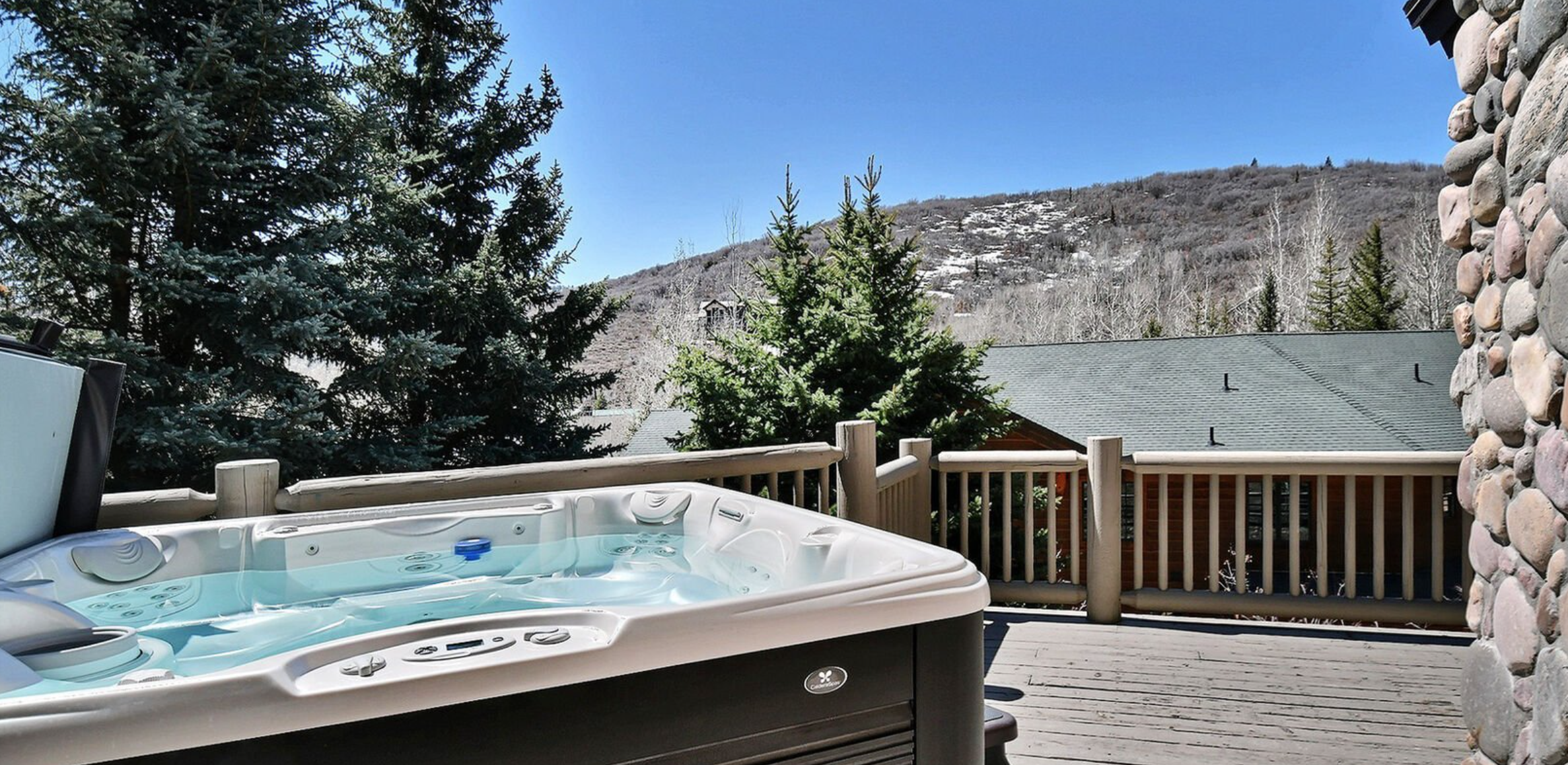 View of one of our Deer Valley Rentals with Mountain View